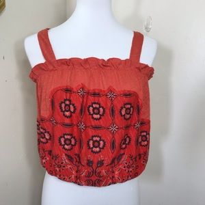 Free people cropped top size M